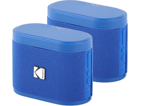 Kodak Soundbrix hordozható hangszóró, 2 db, kék (KO-BRIXBL2) Kodak Soundbrix hordozható hangszóró, 2 db, kék (KO-BRIXBL2)