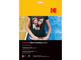 Kodak A4 pólóra vasalható hőtranszfer fotópapír, 5 db (KO-3510553)