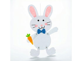 Family 57964B Húsvéti függő filcdekoráció, nyuszi