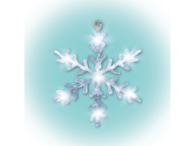 Home KID 701 LED-es akril hókristály ablakdísz