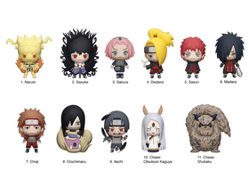 Naruto Bag Clip meglepetésfigura, 6 cm (70595) Naruto Bag Clip meglepetésfigura, 6 cm (70595)