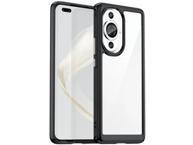 Gigapack Huawei Nova 11 Pro Szilikon tok, átlátszó/fekete (GP-146841)
