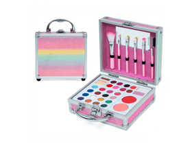 MYA Cosmetics sminkkészlet szivárványos bőröndben (410098) MYA Cosmetics sminkkészlet szivárványos bőröndben (410098)