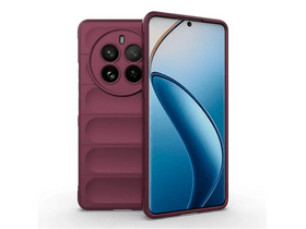 Gigapack Realme 12 Pro/Pro Plus Szilikon tok, bordó (155797)