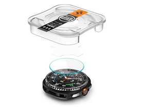 Spigen GLAS.tR EZ Fit Samsung Watch 8 Classic kijelzővédő üveg, 2 db (AGL09877)