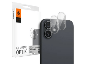 Spigen Optik Apple iPhone 16 kameravédő üveg, 2 db (AGL07923) Spigen Optik Apple iPhone 16 kameravédő üveg, 2 db (AGL07923)
