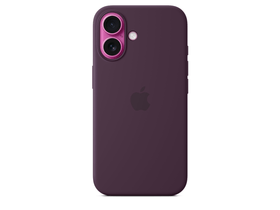 iPhone 16 Silic. Case with MagS. - Plum