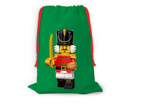 LEGO® Zelena vrećica Djeda Mraza s uzorkom Orašara (109168) LEGO® Zelena vrećica Djeda Mraza s uzorkom Orašara (109168)