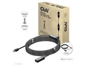 Club 3D CAC-1405 USB 3.2 Gen1 Hosszabbító kábel, 10 m Club 3D CAC-1405 USB 3.2 Gen1 Hosszabbító kábel, 10 m