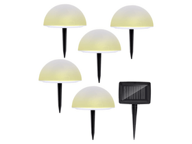 Grundig Solar kerti lámpa, leszúrható félgömb, 5 db Grundig Solar kerti lámpa, leszúrható félgömb, 5 db