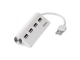 Hama 200120 USB 2.0 HUB, bijeli Hama 200120 USB 2.0 HUB, bijeli
