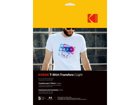 Kodak A4 pólóra vasalható hőtranszfer fotópapír, 5 db (KO-3510560)