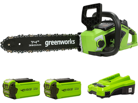 Greenworks GD40CS15K2X Akkus láncfűrész