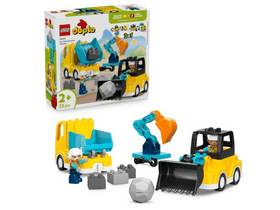 LEGO® DUPLO® Városi kalandok 3 az 1-ben építési munkagépek (10475)