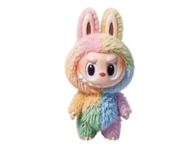 Labubu stílusú meglepetés figura - Rainbow (4. generációs, szivárványos)