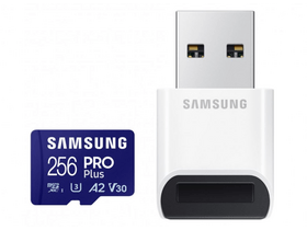 Samsung MB-MD256SB/WW Pro Plus microSD kártya+kártyaolvasó, 256GB Samsung MB-MD256SB/WW Pro Plus microSD kártya+kártyaolvasó, 256GB