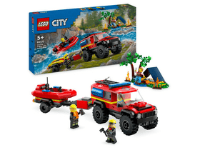 LEGO® City 4x4 vatrogasno vozilo sa spasilačkim čamcem (60412) LEGO® City 4x4 vatrogasno vozilo sa spasilačkim čamcem (60412)