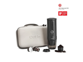 Outin Nano Akkus presszókávéfőző utazó szett, szürke