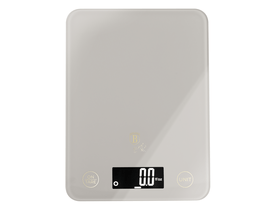 Digitális üveg konyhai mérleg, 5 kg