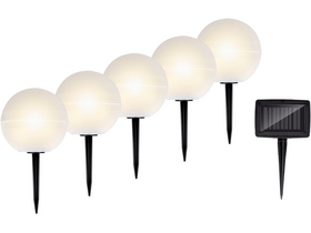 Grundig Solar kerti lámpa, leszúrható gömb, 5 db Grundig Solar kerti lámpa, leszúrható gömb, 5 db
