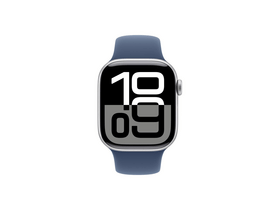 Apple Watch Series 10 GPS 42 mm ezüst alumíniumtok, denim sportszíj, S/M (MWWA3QH/A) Apple Watch Series 10 GPS 42 mm ezüst alumíniumtok, denim sportszíj, S/M (MWWA3QH/A)