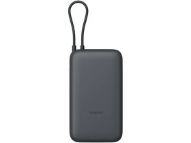 Xiaomi Power Bank 20000 integrált kábellel, sötétszürke (BHR9740GL) Xiaomi Power Bank 20000 integrált kábellel, sötétszürke (BHR9740GL)
