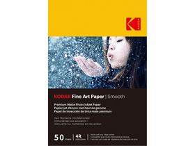 Kodak Fine Art Fotópapír, 230 g, 10x15 cm, 50 db (9891093) Kodak Fine Art Fotópapír, 230 g, 10x15 cm, 50 db (9891093)
