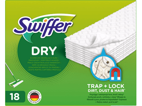 Swiffer Sweeper Száraz Padlótörlő Utántöltő, 18 db Swiffer Sweeper Száraz Padlótörlő Utántöltő, 18 db