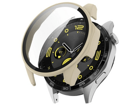 Gigapack Huawei Watch GT 4 46mm Műanyag tok, bézs (158355) Gigapack Huawei Watch GT 4 46mm Műanyag tok, bézs (158355)
