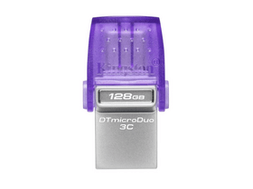 Kingston DataTraveler microDuo 3C USB-A+USB-C USB memorijski ključ, 128 GB Kingston DataTraveler microDuo 3C USB-A+USB-C USB memorijski ključ, 128 GB