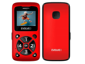 Evolveo EasyPhone ID (EP400) Senior mobiltelefon, piros Evolveo EasyPhone ID (EP400) Senior mobiltelefon, piros
