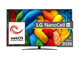 LG 75NANO81A3A 75" 4K UHD NanoCell Smart TV LG 75NANO81A3A 75" 4K UHD NanoCell Smart TV