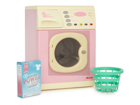 Casdon Elektromos játék mosógép, rózsaszín (62150) Casdon Elektromos játék mosógép, rózsaszín (62150)
