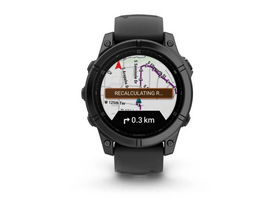 Garmin fenix E 47mm Okosóra, sötétszürke acél (010-03025-01)