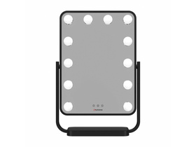 Humanas HS-HM01 Sminktükör LED világítással, fekete Humanas HS-HM01 Sminktükör LED világítással, fekete
