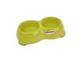 Hilton Double kutyatál, 2x270 ml, zöld Hilton Double kutyatál, 2x270 ml, zöld