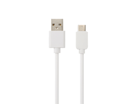 CB103W PURE USB A-C 1m kábel 2.1A, fehér