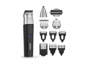 BaByliss MT812E Lithium Power 11in1 Arc- és testszőrtelenítő készlet, szürke BaByliss MT812E Lithium Power 11in1 Arc- és testszőrtelenítő készlet, szürke