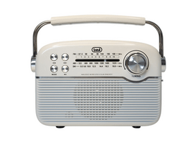 Trevi RA 7F50 BT Hordozható vintage napelemes rádió, krémfehér Trevi RA 7F50 BT Hordozható vintage napelemes rádió, krémfehér