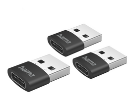 Hama 201532 USB-A - USB-C adapter, 3 kom Hama 201532 USB-A - USB-C adapter, 3 kom