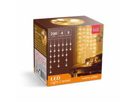 LED fényfüzér 4,2 m melegfehér 200 LED