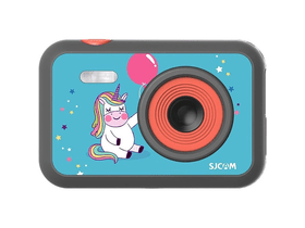 SJCAM Kids FunCam fényképezőgép, Unicorn, 5MP, 1080P felbontás, videó és fotó mód, LCD kijelző, 32GB- ig