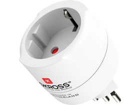 Skross Utazó adapter, Svájc/Olaszország/Brazília (1.500272-E) Skross Utazó adapter, Svájc/Olaszország/Brazília (1.500272-E)