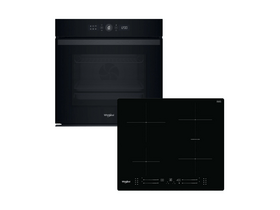 Whirlpool WOI4S8CM1SBA Beépíthető sütő + Whirlpool WB S2560 NE Beépíthető indukciós főzőlap