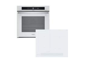 Whirlpool WOI4S8CM1SWA Beépíthető sütő + Whirlpool WL S5360 BF/W Beépíthető indukciós főzőlap Whirlpool WOI4S8CM1SWA Beépíthető sütő + Whirlpool WL S5360 BF/W Beépíthető indukciós főzőlap