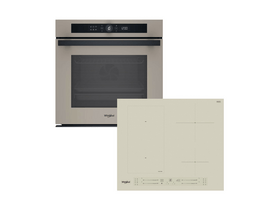 Whirlpool WOI4S8CM1SEA Beépíthető sütő + Whirlpool WL S2760 BF/S Beépíthető indukciós főzőlap