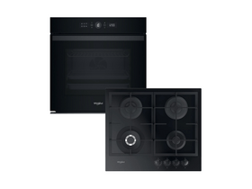 Whirlpool WOI4S8PM2SBA Beépíthető sütő + Whirlpool GOFL 629/NB1 Beépíthető gázfőzőlap Whirlpool WOI4S8PM2SBA Beépíthető sütő + Whirlpool GOFL 629/NB1 Beépíthető gázfőzőlap