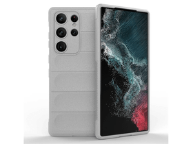 Szilikon telefonvédő (ütésállóság, kameravédő, 3D) VILÁGOSSZÜRKE