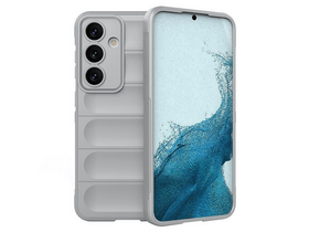 Gigapack Samsung Galaxy S24+ Szilikon telefonvédő tok, világosszürke (GP-151381)