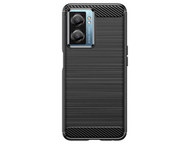 Gigapack Oppo A57s/A77 5G Szilikon telefonvédő tok, fekete (GP-138617)